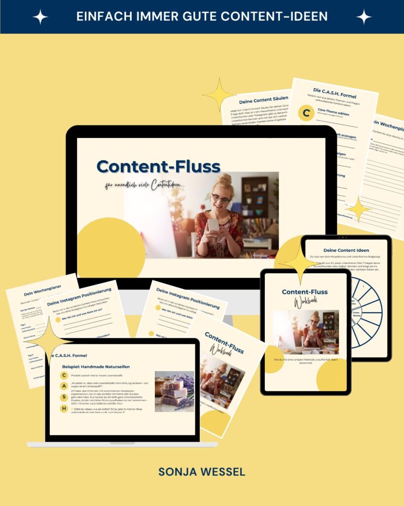 Content Fluss - endlich immer gute Contentideen finden und damit verkaufen